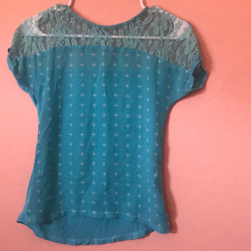 Turquoise shirt